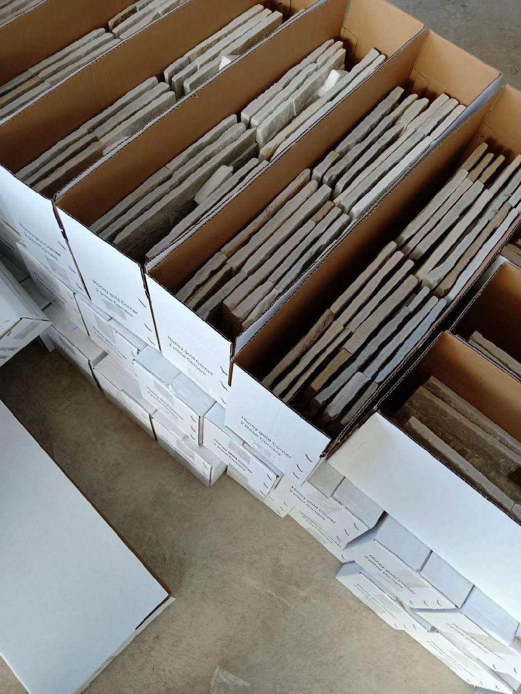 Natural Multicolor Rusty Slate Culture Stone Tiles for Roofing Walling Flooring Pool Table Slate