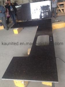 Tan Brown Granite Kitchen Countertop Offer Buffet Top
