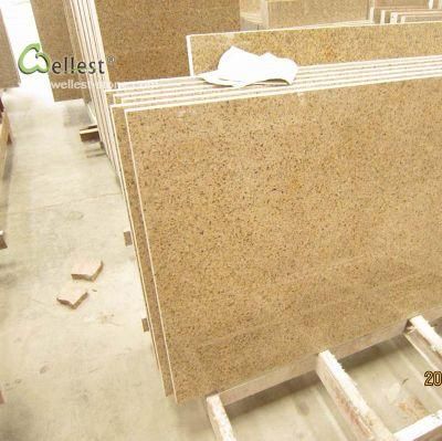 Yellow Beige Wall Cladding Facade Panel Wall Tile Wall Covering Granite G350 Municipal Building Mansion Project