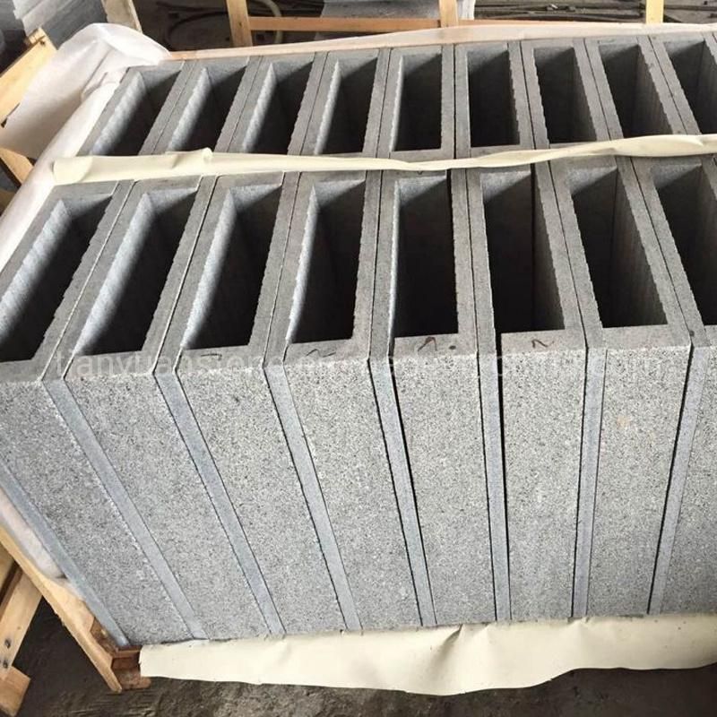 Flamed/Exfoliated Surface Black Diamond G684 Granite Stone Paving/Paver for Driveway/Walkway/Swimming Pool