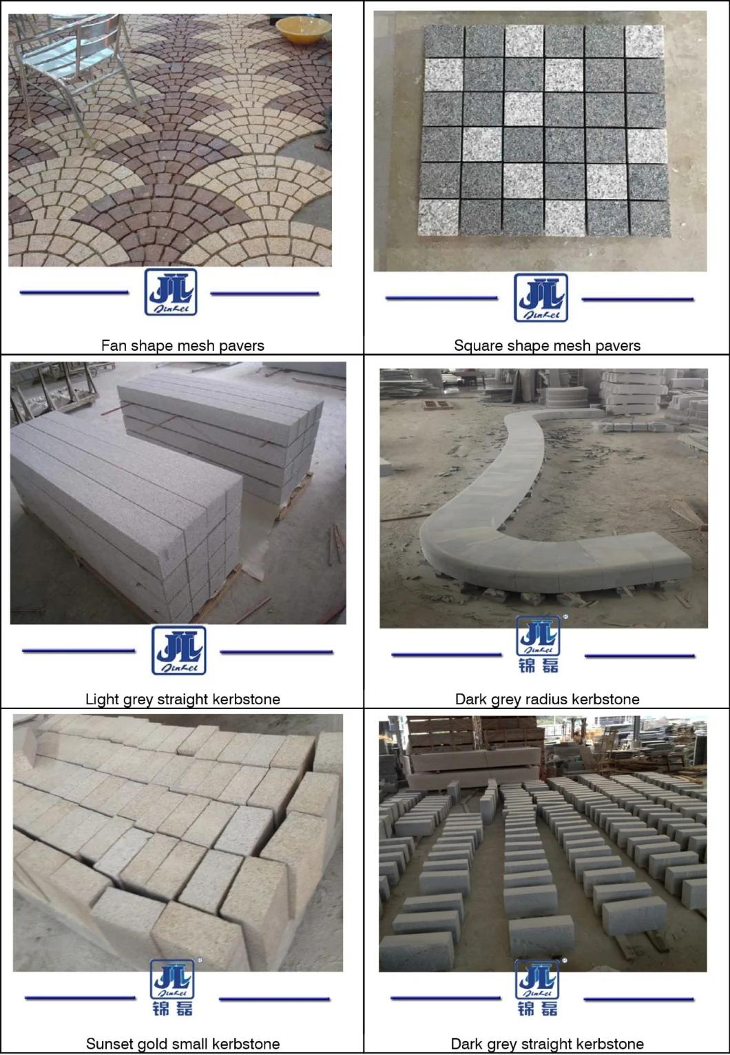 Natural Stone G684 Black Basalt Granite Cobble/Cube/Block Border/Kerb/Paving Stone