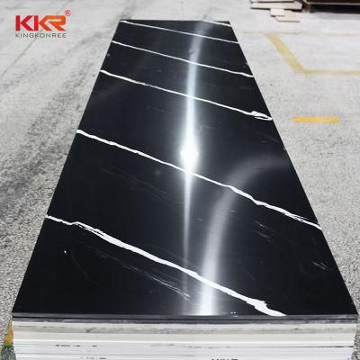 Artificial Stone Black Translucent Acrylic Solid Surface Sheet Products