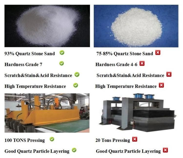 Hot Sale White Artificial Quartz Stone Slab Used for Home Countertops
