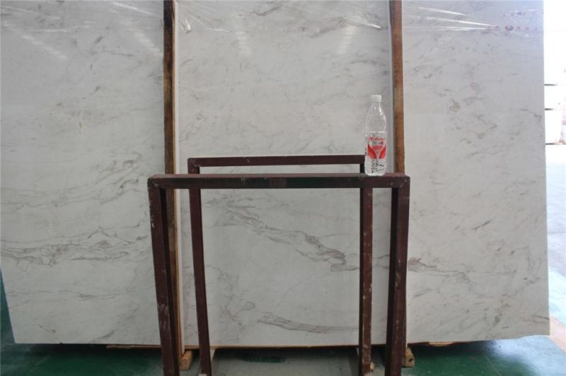 Luxury New Volakas White Marble Slab for Wall/Floor Tile
