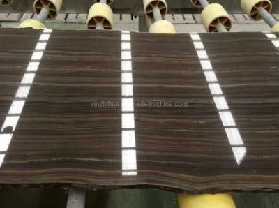 Eramossa/Obama Brown/Wood Vien Cut Glossy Marble Panles Floor Wall Tiles