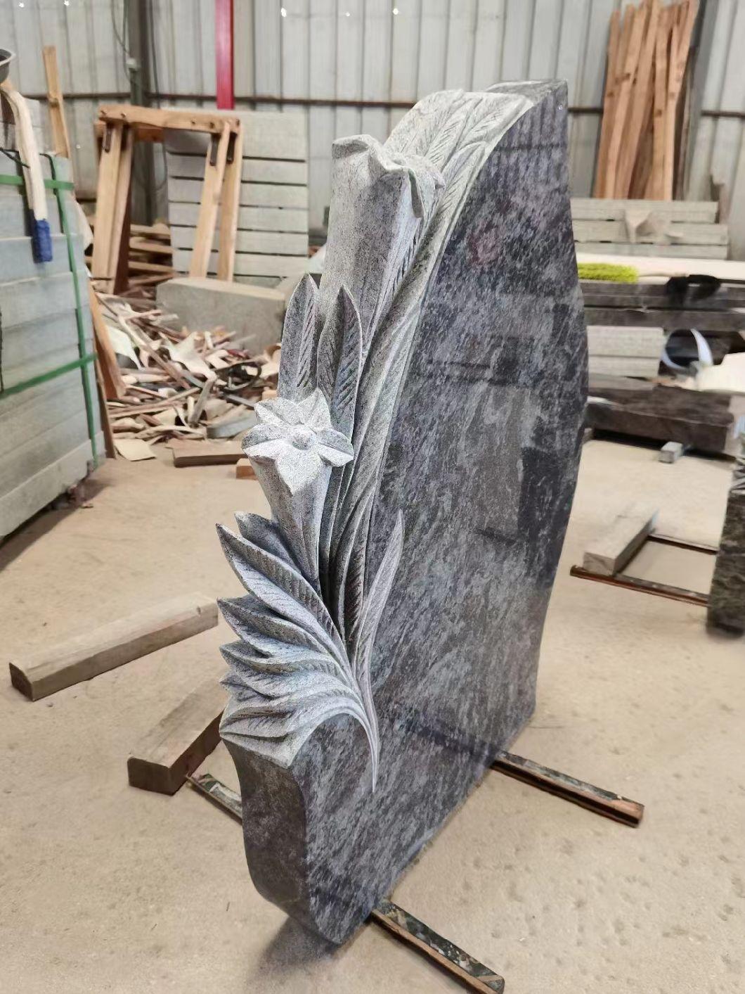 European Style Red/ Grey/ Black Granite Monument Memorial Tombstone