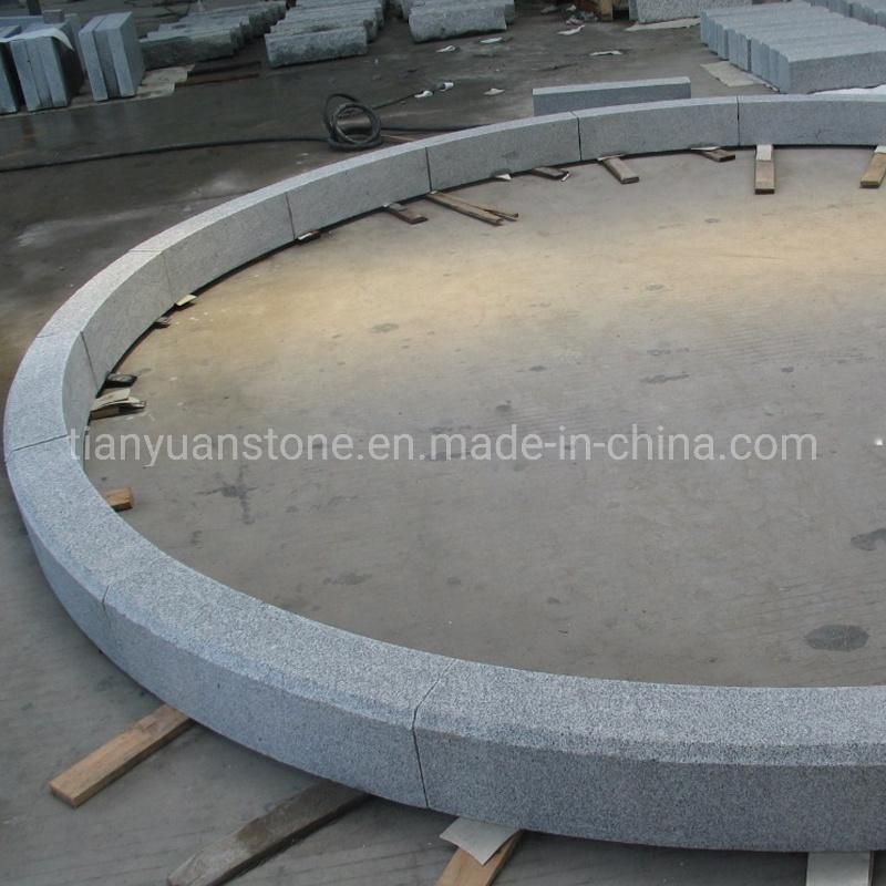 Cheap G603 Light Grey Granite Kerbs for Road and Construction
