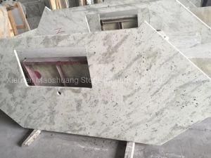 Custom Countertop Andromeda White Granite Kitchen Islands for Sale