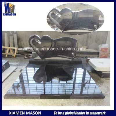 Mason France Granite Monument with Heart Headstone