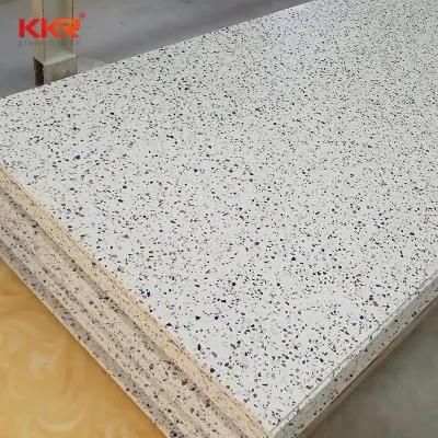 Corain Prefab Polished Star/Sparkle/Calacatta White/Black/Grey Sheets Acrylic Solid Surface Sheets