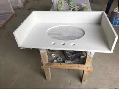 Prefabricated Pure White Quartz Countertop