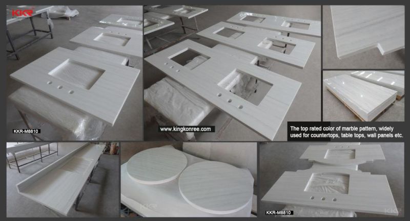 Artificial Stone Acrylic Solid Surface Corian Marble Slab for Marble Counter Top