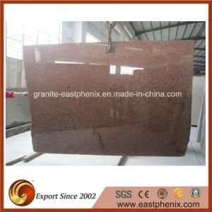 Natural Maple Red Granite Concrete Slab for Floor/Countertop/Cladding