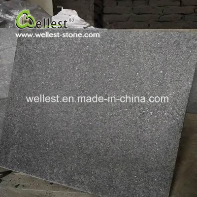 Black Granite Tile Tile for Wall and Flooring Flamed Finish Paving Stone Tile