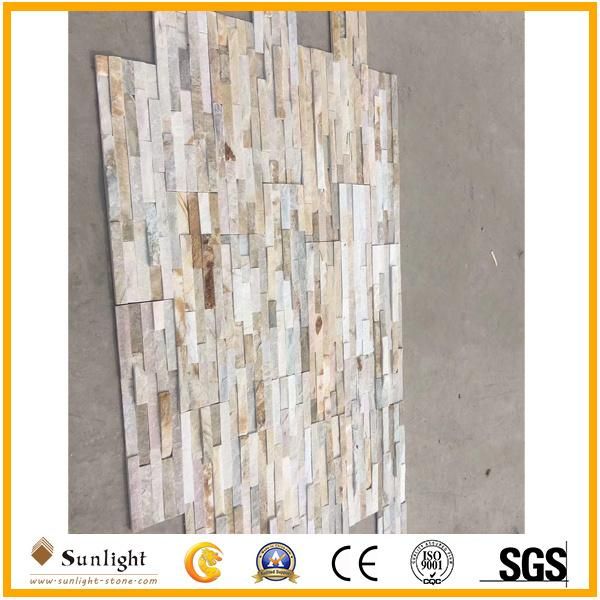 White Quartzite/Slate Culture Stone for Wall Facade Tiles