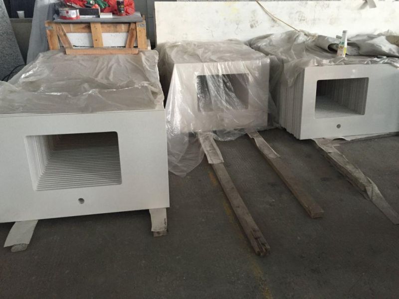 Popular Pure White and Big Vein Artificial Quartz Stone White Calacatta Quartz