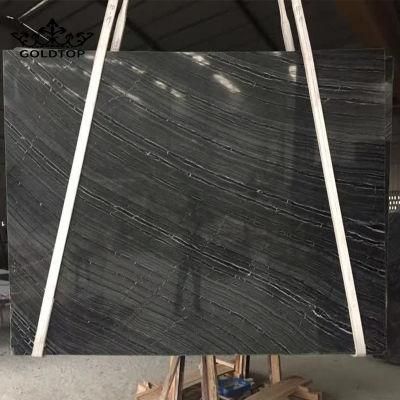 Wholesale Black/Grey/White/Brown/Green Marble Tile/Slab/Floor Countertop Wooden Marble Slab for Building/Project/Countertop/Vanity Top
