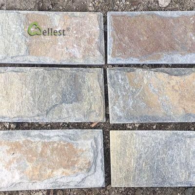 Colourful Quartzite Mushroom Stone for Wall Decorative