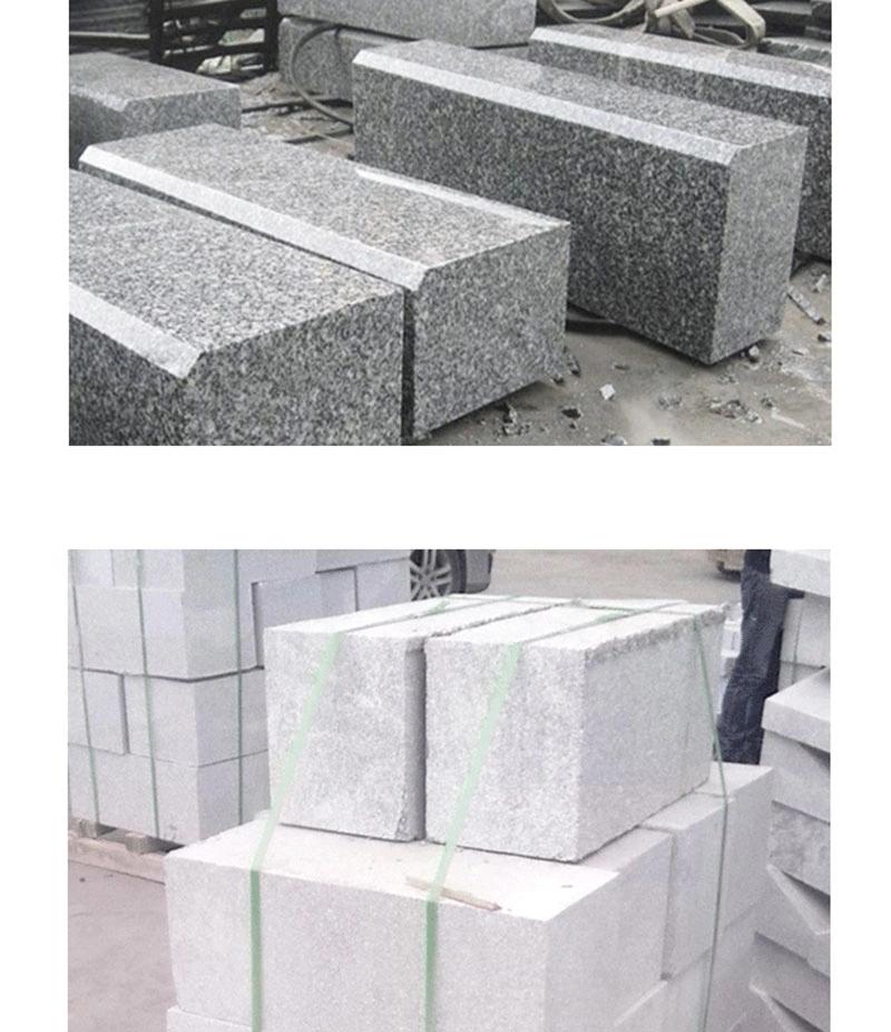 Chinese Natural Light Grey G602/G603 Granite Stone Kerbstone