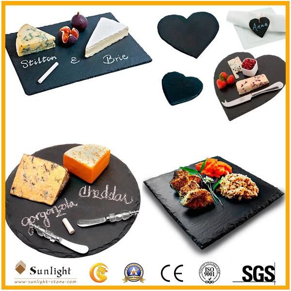 High Quality Slate Stone Sushi Plates, Service Plates for Tableware
