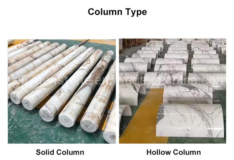Roman Columns for House Villa Hotel with Stone Marble Granite Sandstone