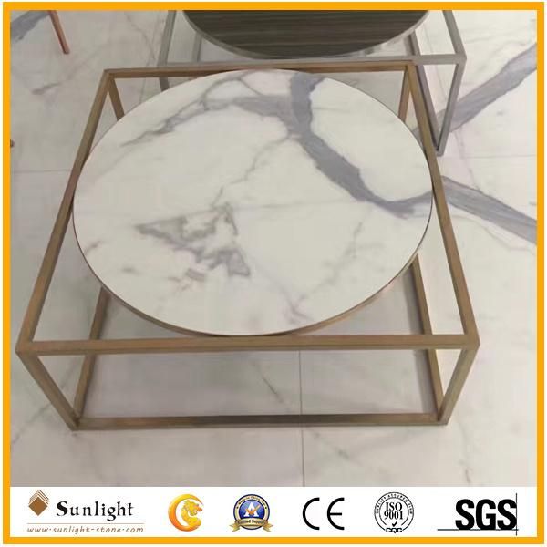 Customize Natural Italy White Arabescato Marble Countertops for Indoor Decoration