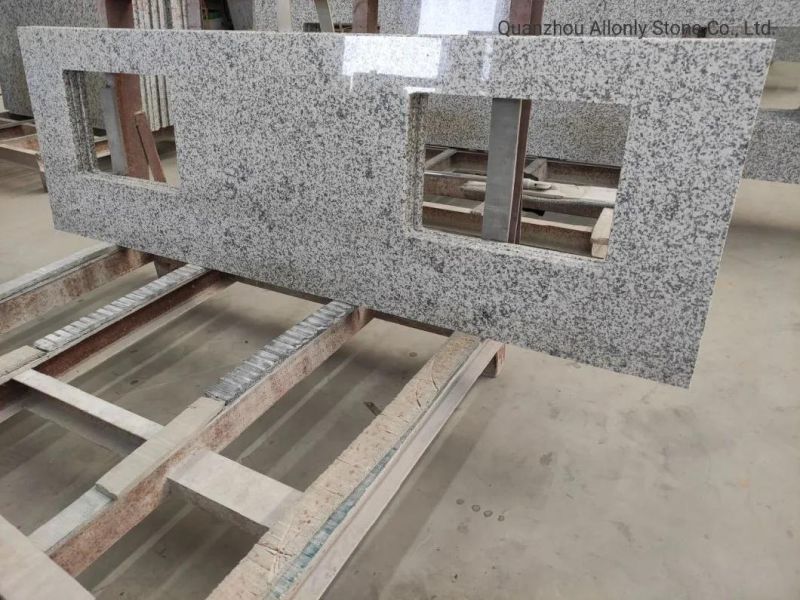 G633 Grey Granite Vanity Top with Undermount Sink for Bathroom