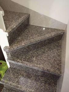 Xinfengrui Factory Supplying Ice Blue Pacific Blue Granite Steps Granite Wall
