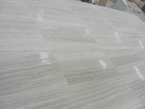 Natural White Wooden Marble for Project Flooring and Wall