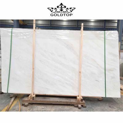 High Quality Rhino White Stone Marble Slabs Namibia White Marble Slab Public Bathroom Countertop