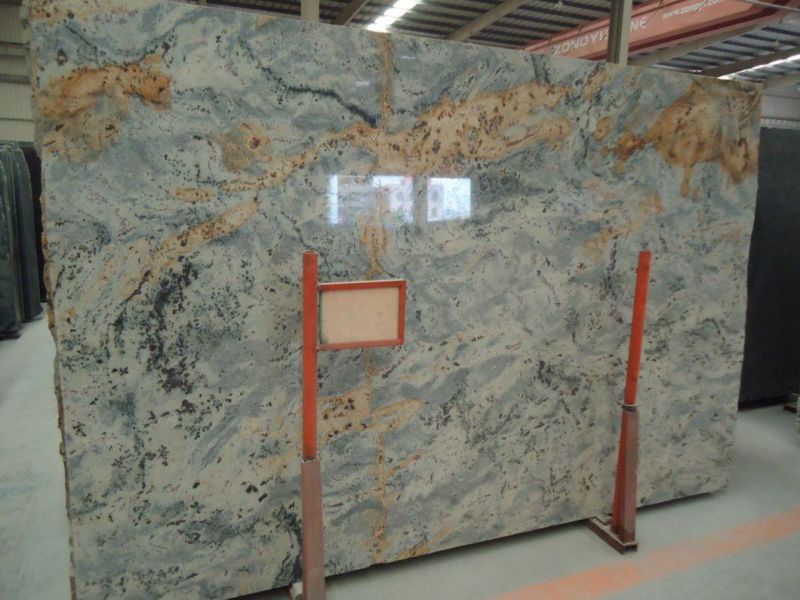 Excellent Interior Decoration Choice Jaguar Gold Granite Slab Polished Wall Stone
