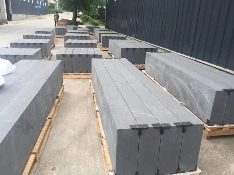Natural Surface Irregular Size Black Sandstone for Wall Decoration