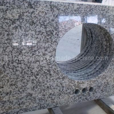 Polished Sesame White G439 White Granite Countertop for Kitchen or Bathroom