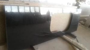 Indian Absolute Black Granite for Tile Slab Tombstone