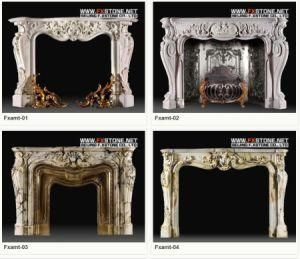 Marble Fireplaces Mantel Stone Fireplace/Stone Carving/ Marble Mantel