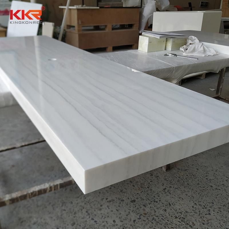 Customized Corian Solid Surface Bathroom Vanity