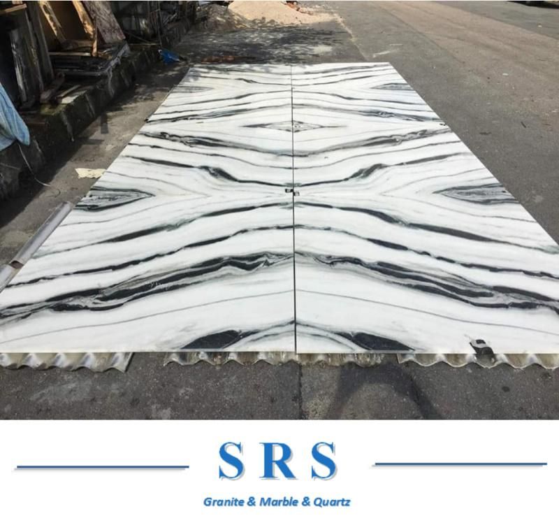 White Marble Coffee Table Natural/Polished China White/Panda White Marble for Floor/Wall Background