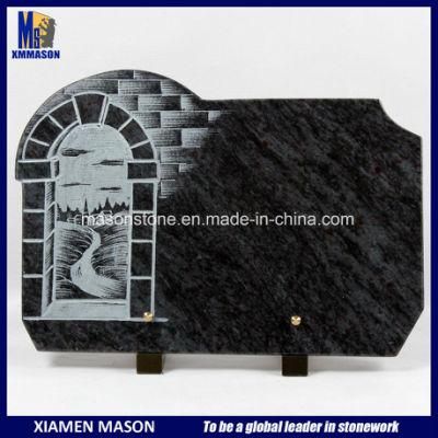 European Funeral Granite Plaques for Sale
