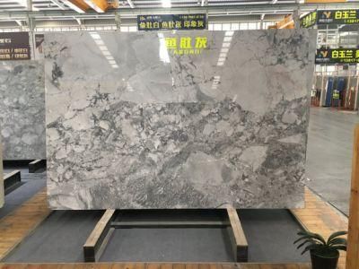 Factory Direct Calacatta Grey Marble Slab Luxury Hotel Project Choice