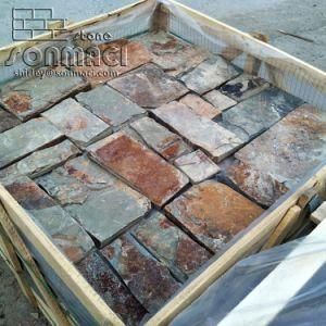 China Natural S1120 Rusty Slate Free From Wall Panels