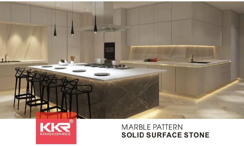 Pure Acrylic Solid Surface Slab for Sea Yacht Tables/Bar Table and Countertops