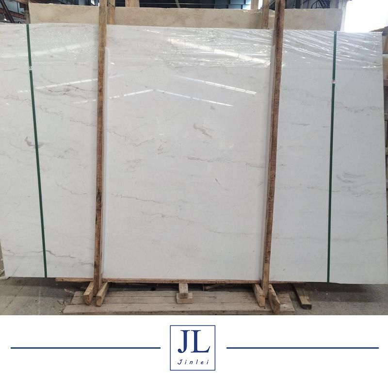 Natural Stone Italy Volakas White Marble for Polished Tiles/Slabs Decorative Stone
