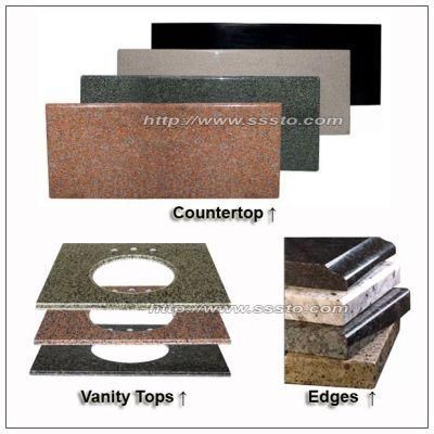 Natural Stone Granite &amp; Marble Countertop, Vanity Top for Kitchen or Bathroom