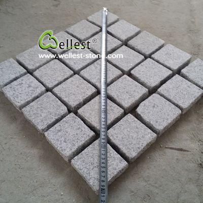 G603 Light Grey Granite Mesh Cobblestone Pavers