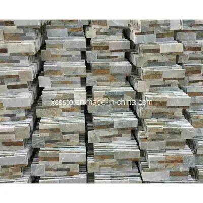 Natural Quartzite Slate Stone Veneer Wall Panel for Wall Cladding