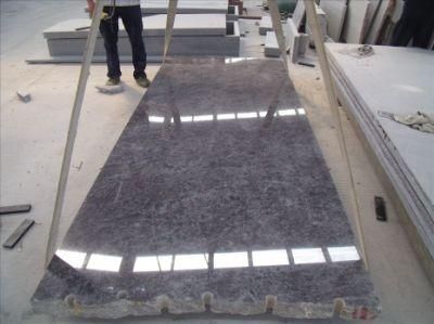 European Style Tombstone Vizge Blue Granite Cover Tile Factory Sale
