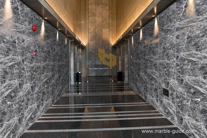 Floor Wall Tile Natural St Laurent Gray Marble Slabs/Tiles for Hotel/Flooring/Wall Design Pattern