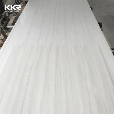 18mm Acrylic Solid Surface Stone Supplier Artificial Stone Texture Vein Resin Stone Sheet