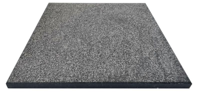Black Granite European Headstone Monument Tombstone with Custom Design