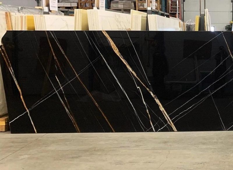 Sahara Noir Marble Slab for Floor/Wall/Countertop/Table Top
